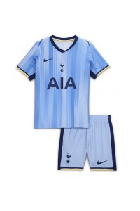 Fotbalové Dres Tottenham Hotspur Dětské Venkovní Oblečení 2024-25 Krátký Rukáv (+ trenýrky)